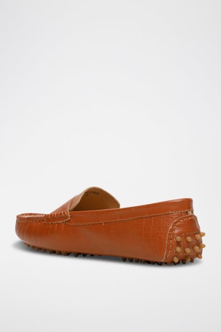 Mocassins en cuir Thandie - Marron