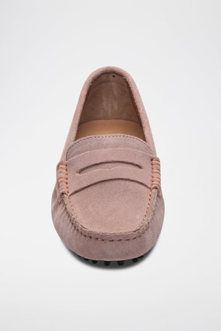 Mocassins en nubuck Thandie - Rose