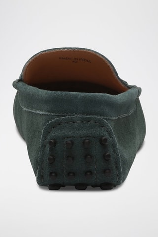 Mocassins en croûte de cuir Cole - Vert