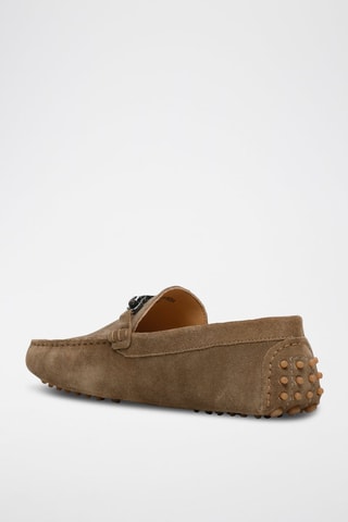 Mocassins en nubuck Felix - Marron