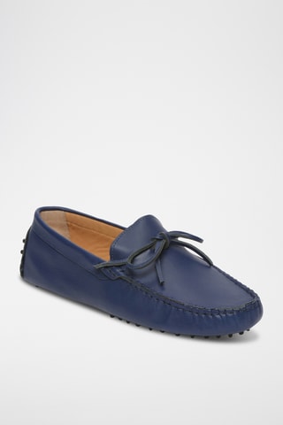 Mocassins en cuir nappa Duke - Bleu
