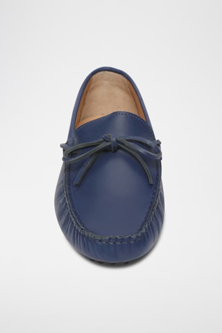 Mocassins en cuir nappa Duke - Bleu