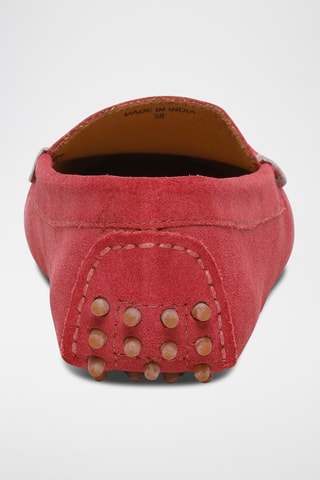 Mocassins en nubuck Meloa - Rouge