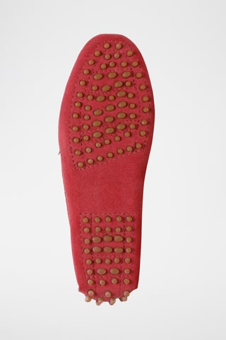 Mocassins en nubuck Meloa - Rouge