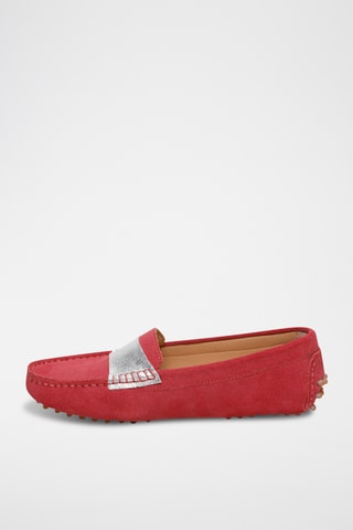 Mocassins en nubuck Meloa - Rouge