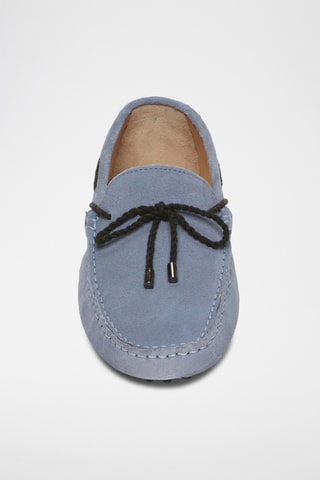 Chaussures bateau en cuir Butler - Bleu