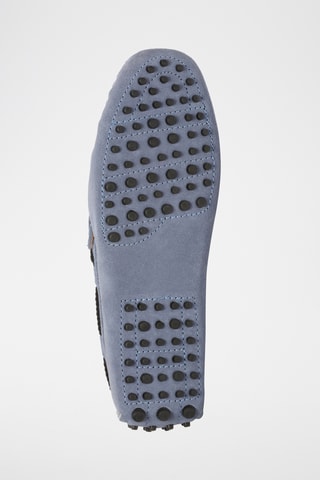 Chaussures bateau en cuir Butler - Bleu