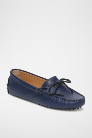 Mocassins en cuir Newton - Bleu