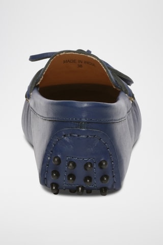 Mocassins en cuir Newton - Bleu