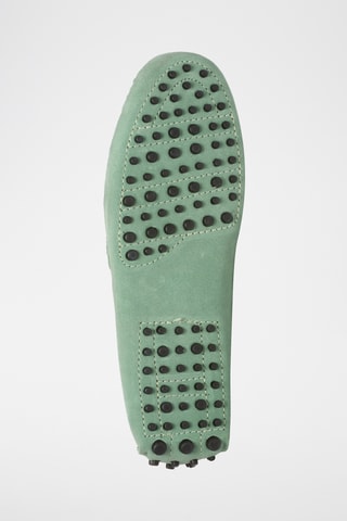 Mocassins en nubuck Harold - Vert