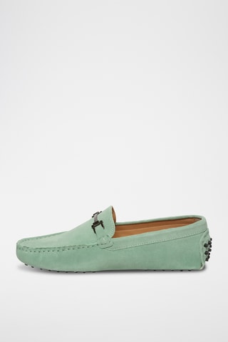 Mocassins en nubuck Harold - Vert