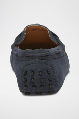 Chaussures bateau en nubuck Finn - Bleu