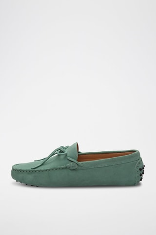 Mocassins en nubuck Johnny - Vert
