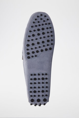Mocassins en nubuck Lenny - Bleu