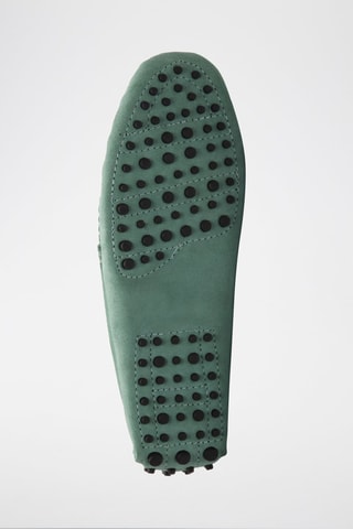 Mocassins en nubuck Cole - Vert