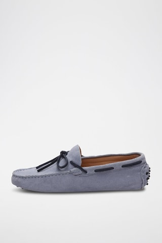 Mocassins en croûte de cuir Quid - Bleu