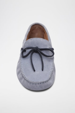 Mocassins en croûte de cuir Quid - Bleu