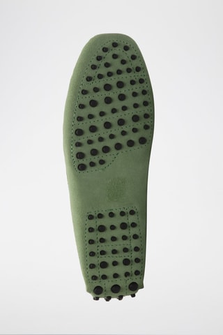 Mocassins en nubuck Cole - Vert