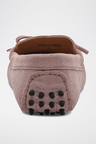 Mocassins en nubuck Newton - Rose