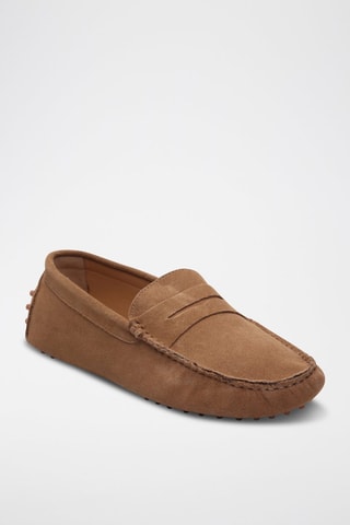 Mocassins en nubuck Cole - Marron
