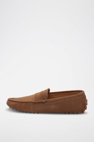 Mocassins en nubuck Cole - Marron