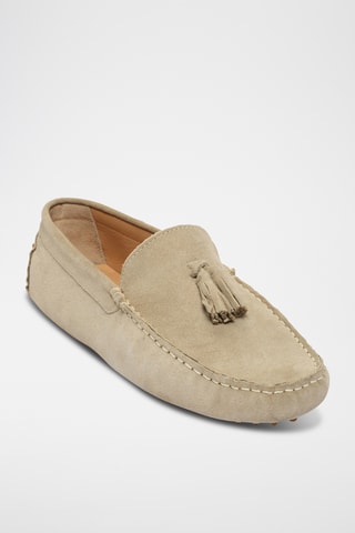Mocassins en nubuck Ethan - Beige