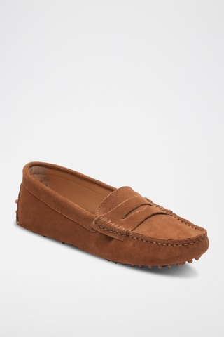 Mocassins en nubuck Deira - Marron
