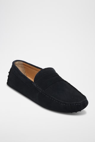 Mocassins en nubuck Wales - Bleu