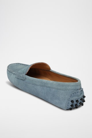 Mocassins en nubuck Thandie - Bleu