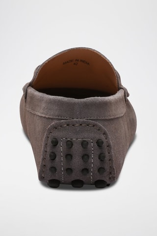 Mocassins en nubuck Trenton - Gris