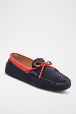 Mocassins en nubuck Kent - Bleu