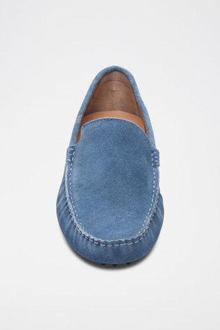Mocassins en nubuck Cambridge - Bleu