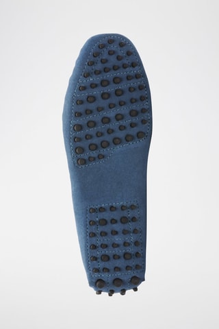 Mocassins en nubuck Cambridge - Bleu