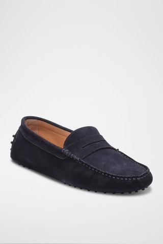 Mocassins en nubuck Wales - Bleu