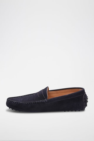 Mocassins en nubuck Wales - Bleu