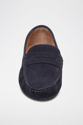 Mocassins en nubuck Wales - Bleu