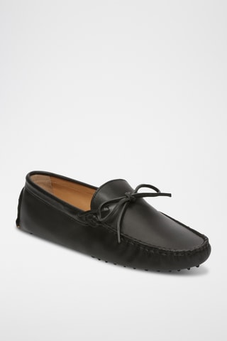 Mocassins en cuir nappa Duke - Noir
