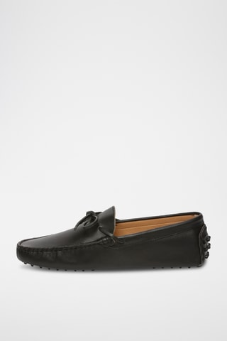 Mocassins en cuir nappa Duke - Noir