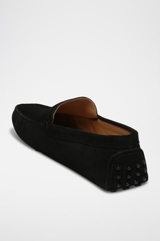 Mocassins en nubuck Cole - Noir