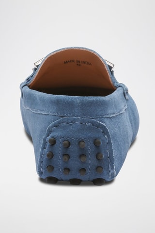 Mocassins en nubuck Philip - Bleu