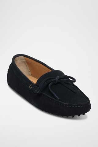 Mocassins en nubuck Newton - Bleu