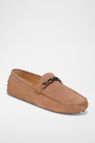 Mocassins en nubuck KURT - Marron