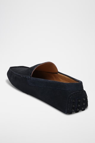 Mocassins en nubuck Cole - Bleu