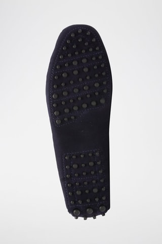 Mocassins en nubuck Earl - Bleu