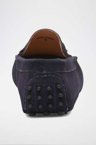 Mocassins en nubuck Earl - Bleu