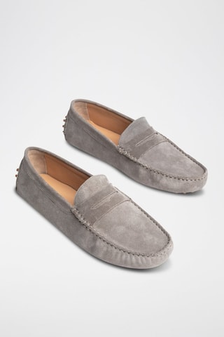 Mocassins en nubuck Wales - Gris