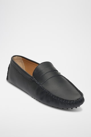 Mocassins en cuir nappa Cole - Bleu