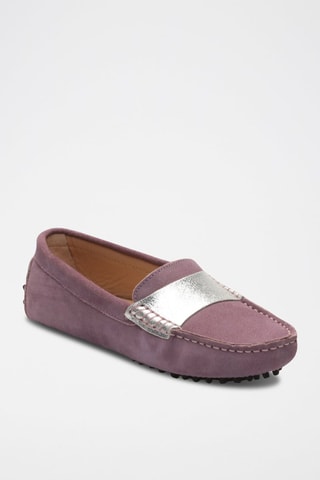 Mocassins en nubuck Meloa - Rose