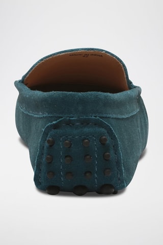 Mocassins en nubuck Cliff - Bleu
