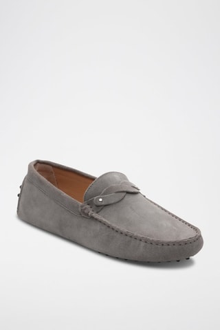Mocassins en nubuck Eugène - Gris